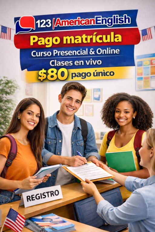 Matricula clases Presenciales & Online en vivo